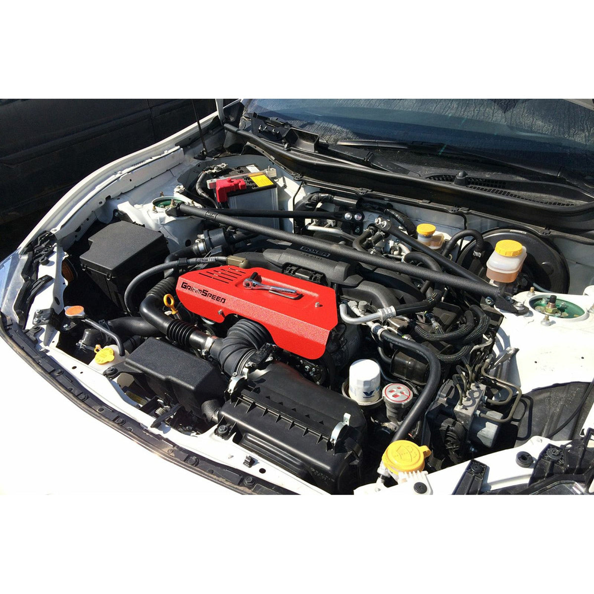 GrimmSpeed Pulley Cover with Tool Tray - 2013-21 Subaru BRZ, 2013-16 Scion FRS, 2017-21 Toyota GT86 for Subaru/Toyota BRZ/86 ZN6 (2013-2021)