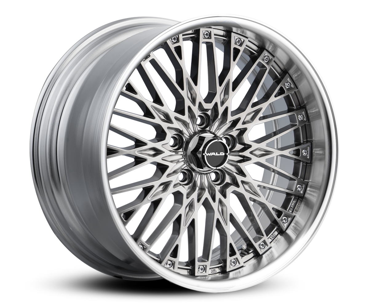 WALD Classic Mesh 2-Piece CM12C Cast Wheel (16/17/18/19/20/21 in)