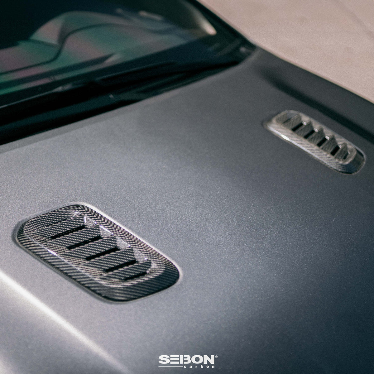 Seibon Dry Carbon Fiber Hood Vents for Toyota GR Corolla (2023-2026)