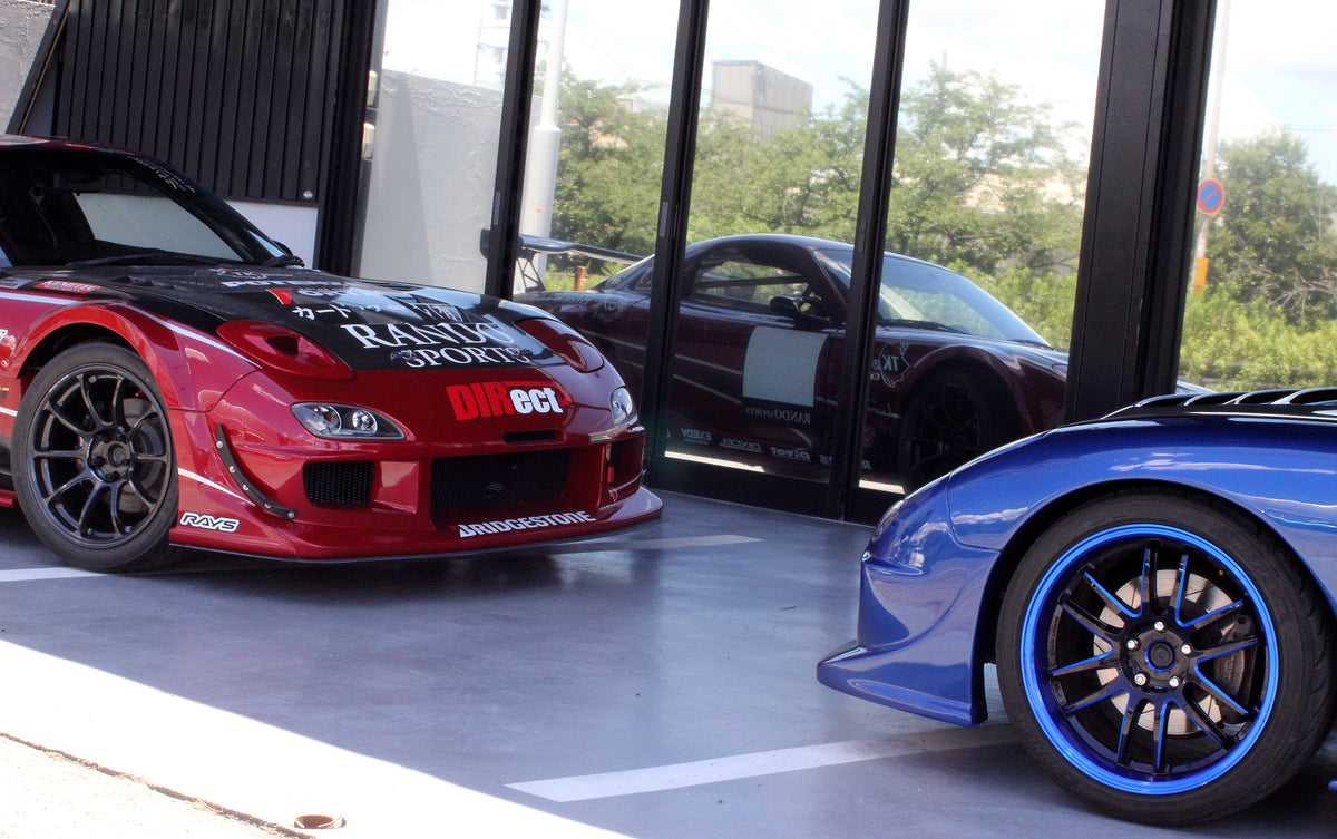 Aero Tech Japan DIRect Rear Wide Fenders (+25mm per Side) for Mazda RX-7 FD3S (1991–2002)