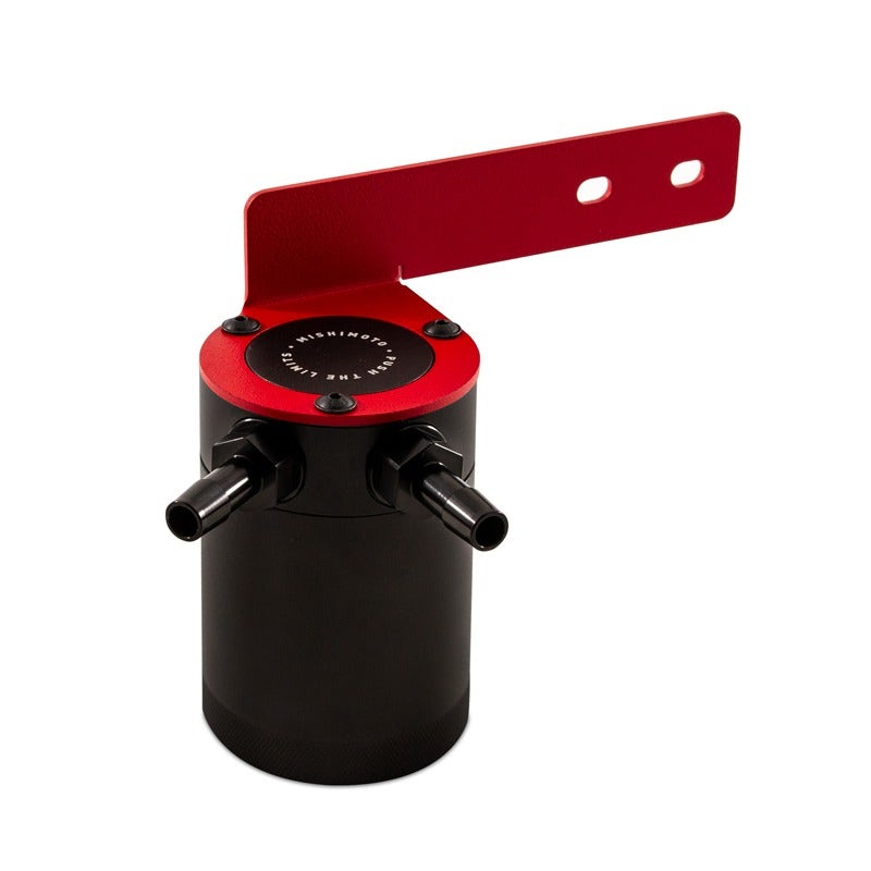 Mishimoto Baffled Oil Catch Can, Red, PCV Side for Honda Civic Type R FK8/FL5 (2017+)
