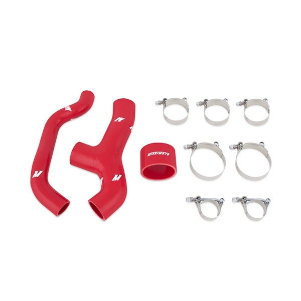 Mishimoto Silicone Intercooler Hoses, Red for Subaru WRX/STI GDB (2006-2007)
