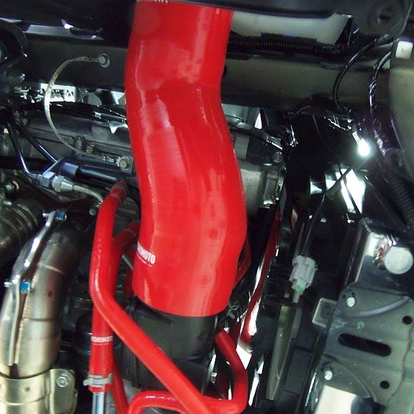 Mishimoto Silicone Airbox Hose Kit, Red for Subaru WRX/STI VAB (2015-2021)