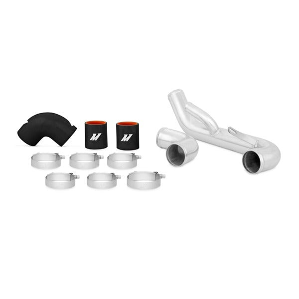 Mishimoto Intercooler Pipe Kit, Polished, Lower, fits Mitsubishi Lancer Evo X 2008-2015 [MMICP-EVO-10LBK]