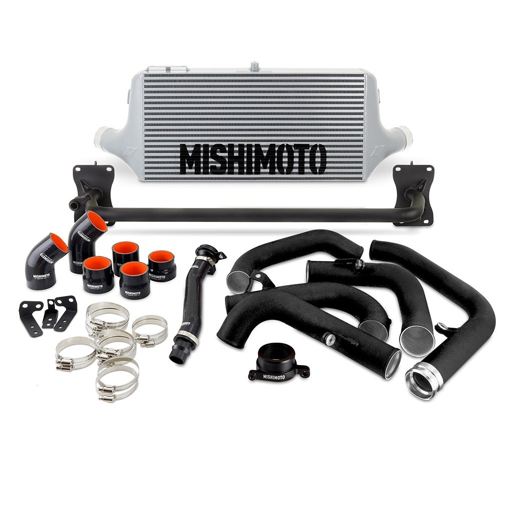 Mishimoto Front Mount Intercooler Kit, Silver/Black for Subaru WRX/STI VB (2022+)