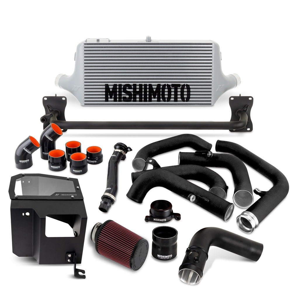 Mishimoto Front Mount Intercooler Kit, Silver/Black, w/ Intake for Subaru WRX/STI VB (2022+)
