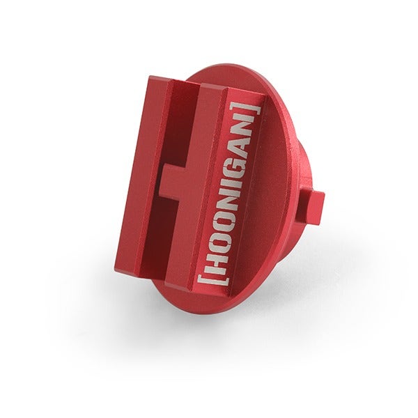 Mishimoto Oil Filler Cap, Hoonigan, Red for Mitsubishi Lancer Evolution VII-IX CT9A (2001-2007)