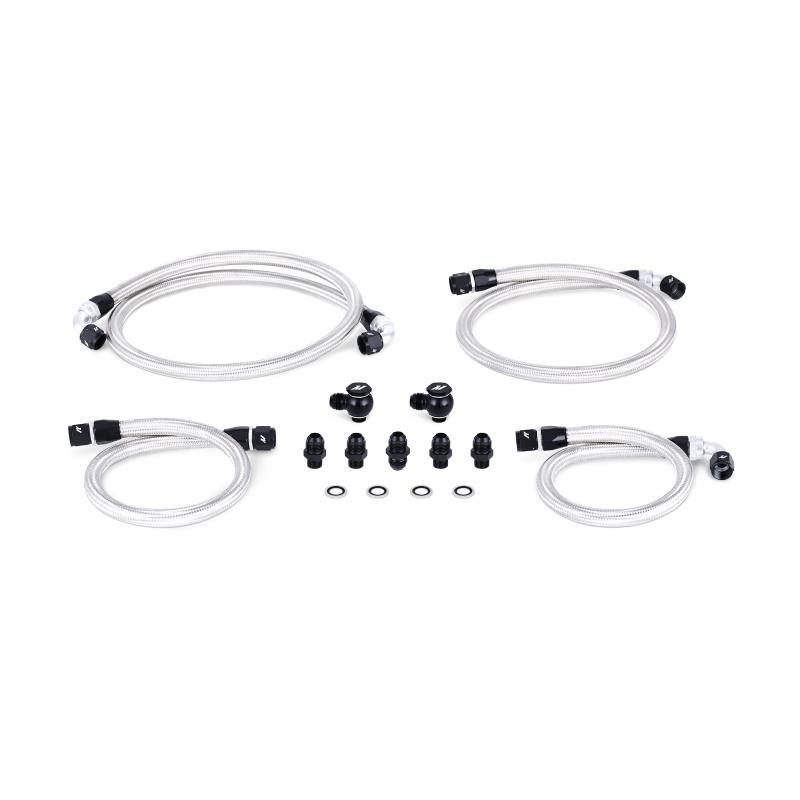 Mishimoto Oil Cooler Line Kit, Stainless Steel for Mazda RX-8 SE3P (2004-2008)