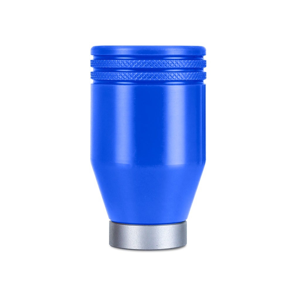 Mishimoto Shift Knob, World Rally Blue, w/Silver Core, Weighted for Subaru WRX/STI VB (2022+)