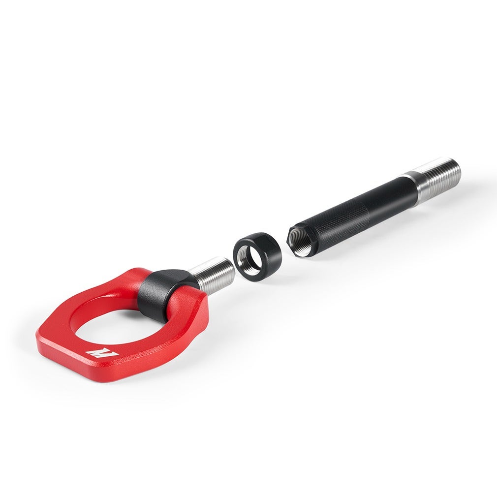 Mishimoto Racing Tow Hook, Red for Toyota GR Corolla (2023-2024)
