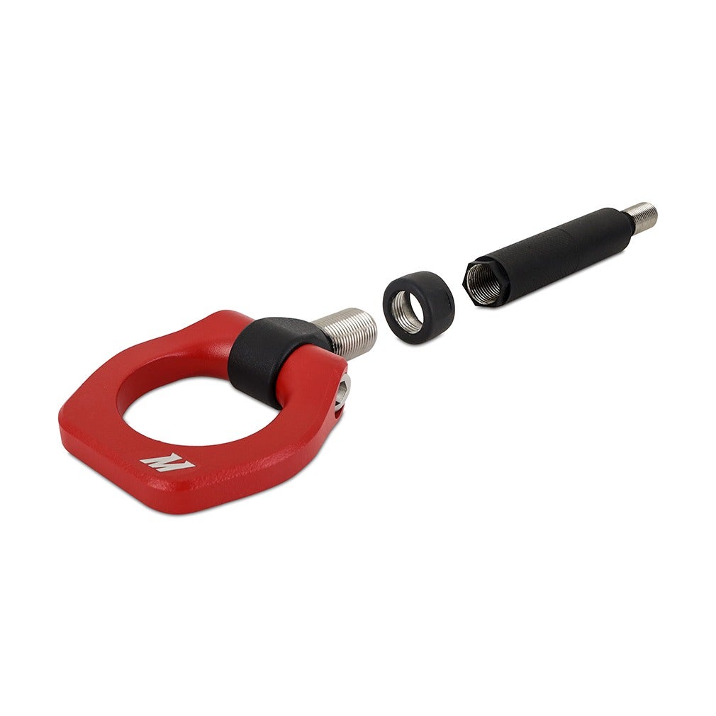 Mishimoto Racing Tow Hook, Red for Subaru WRX/STI GDB (2002-2007)