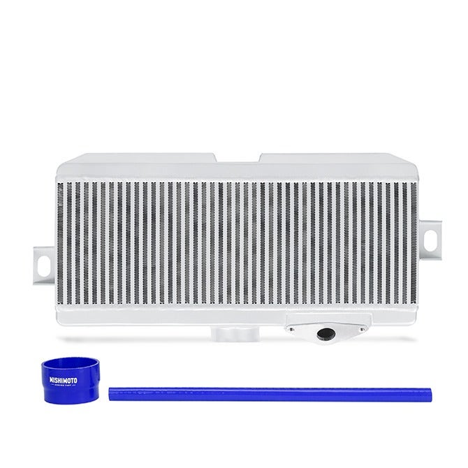 Mishimoto Performance TMIC, Blue Hoses Silver Cooler for Subaru WRX/STI GRB/GVB/VAB (2008-2021)