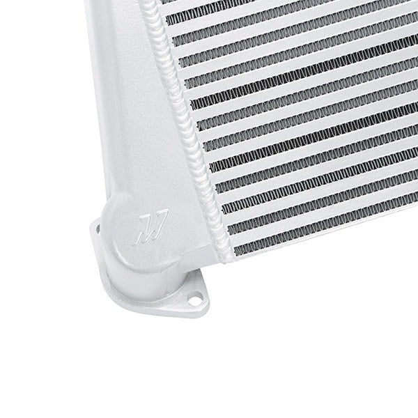 Mishimoto Top-Mount Intercooler, Silver Cooler Black Hoses for Subaru WRX/STI GRB/GVB (2008-2014)