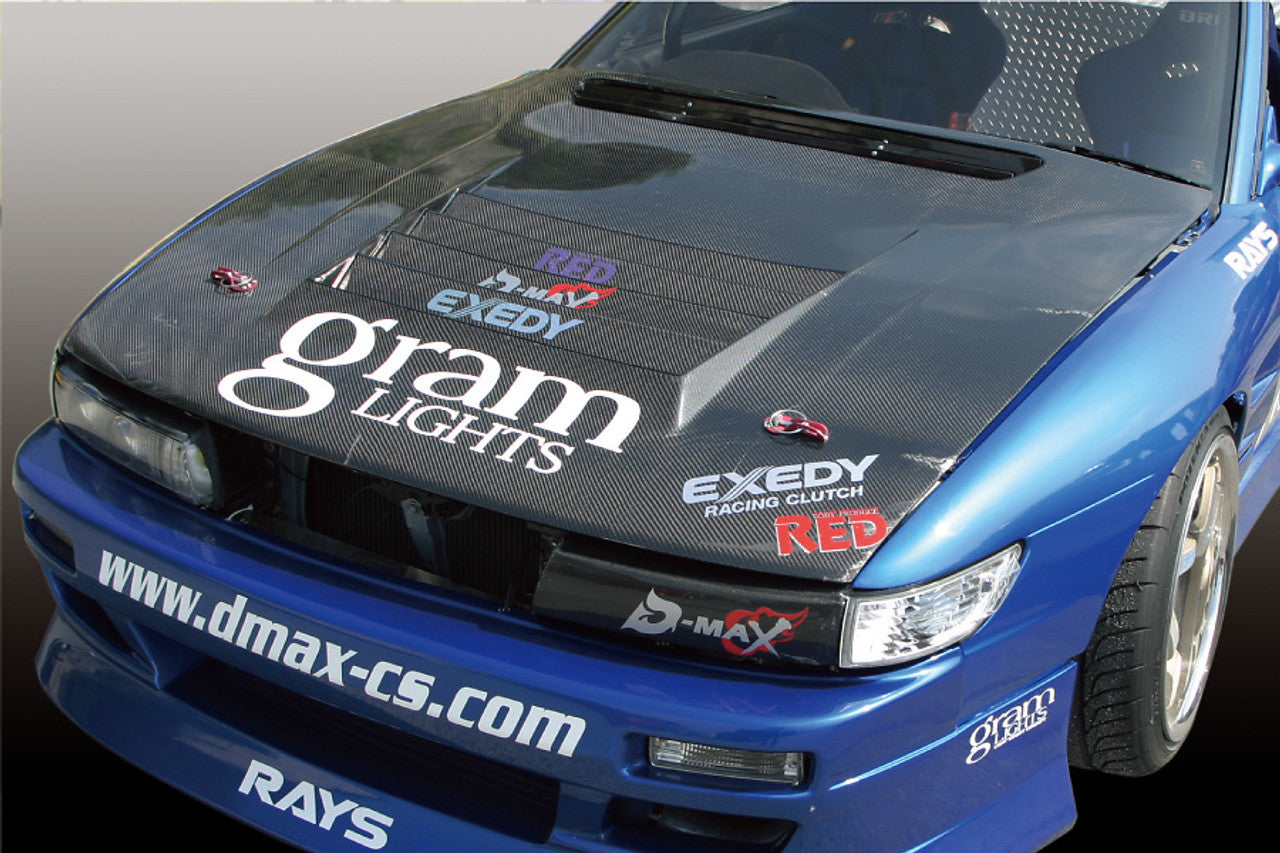 D-MAX Silvia D1 Spec Hood (89-94 S13)