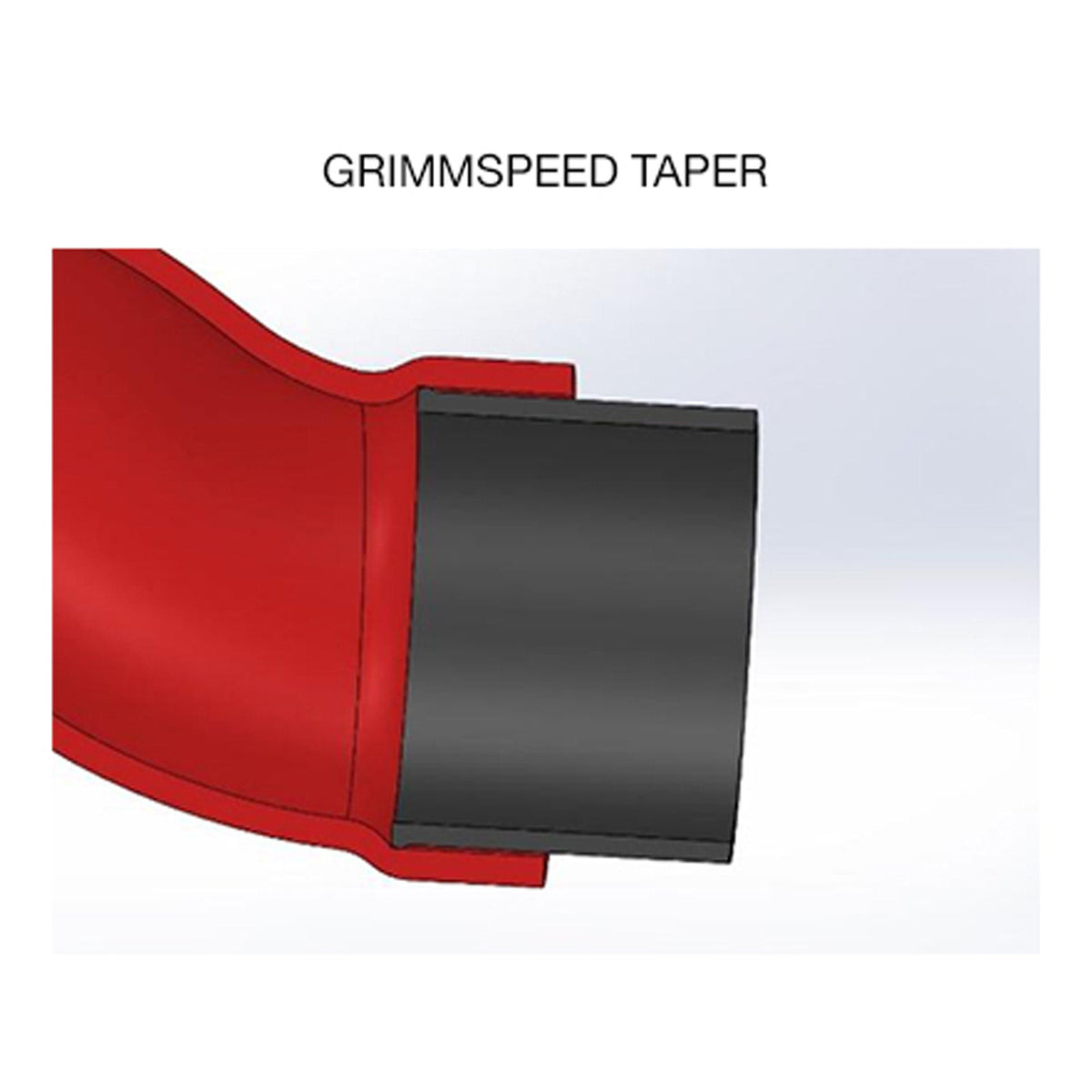 GrimmSpeed Post-MAF Hose Kit - 2002-07 Subaru WRX, 2004-07 Subaru STI for Subaru WRX/STI GDB (2002-2007)