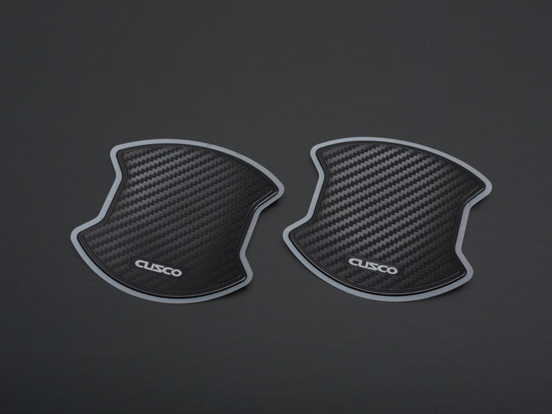 Cusco Door Handle Paint Protector Material: Thermoplastic Polyurethane - Black Cabon Fiber Look [00B 825 02]