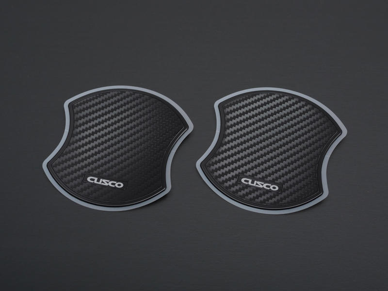 Cusco Door Handle Paint Protector Material: Thermoplastic Polyurethane - Black Cabon Fiber Look [00B 825 01]
