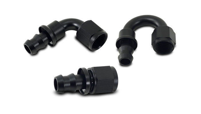 Vibrant Push-On Style Hose End Fittings, Female AN