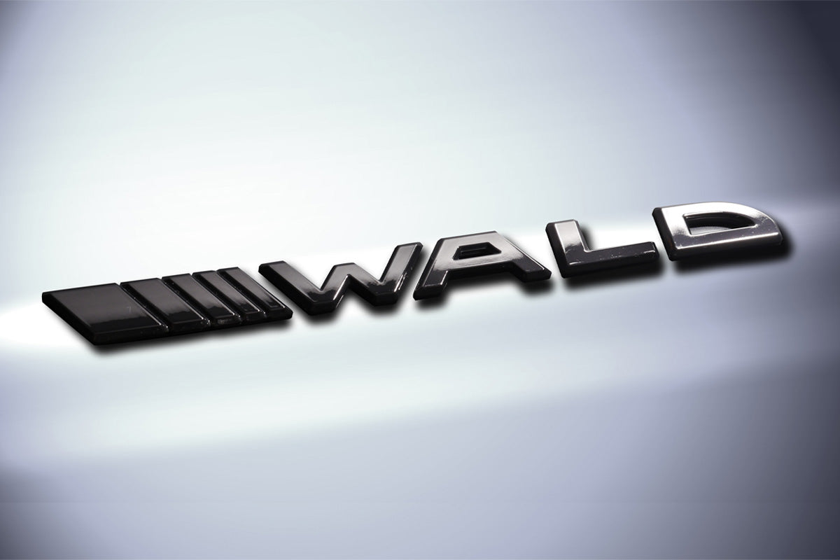 WALD Separate Slash Emblem Black Clear