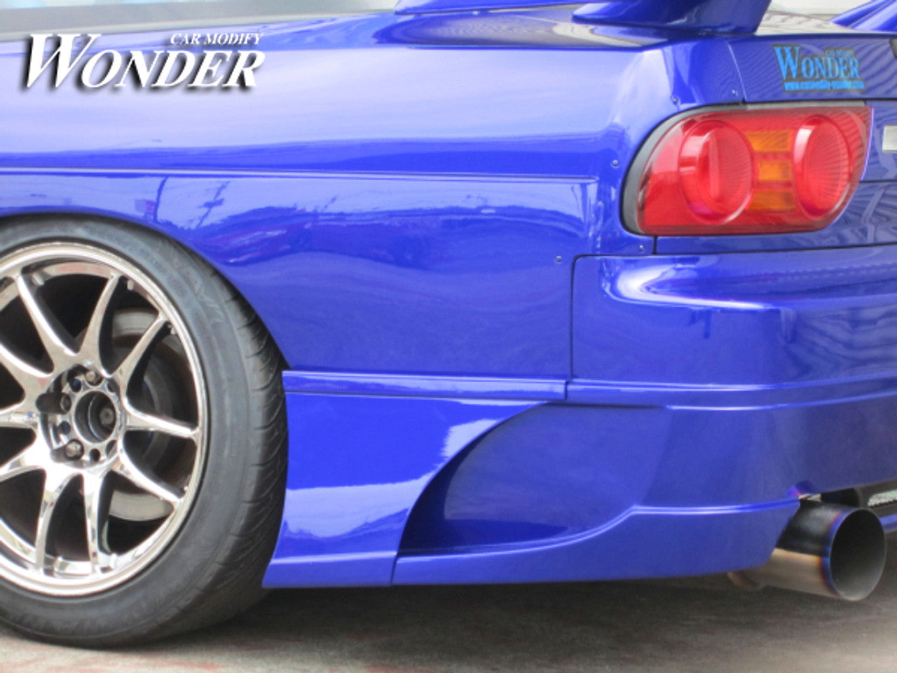 Car Modify Wonder Glare Rear Bumper Option Type 1C (89-02 S13/14/15)