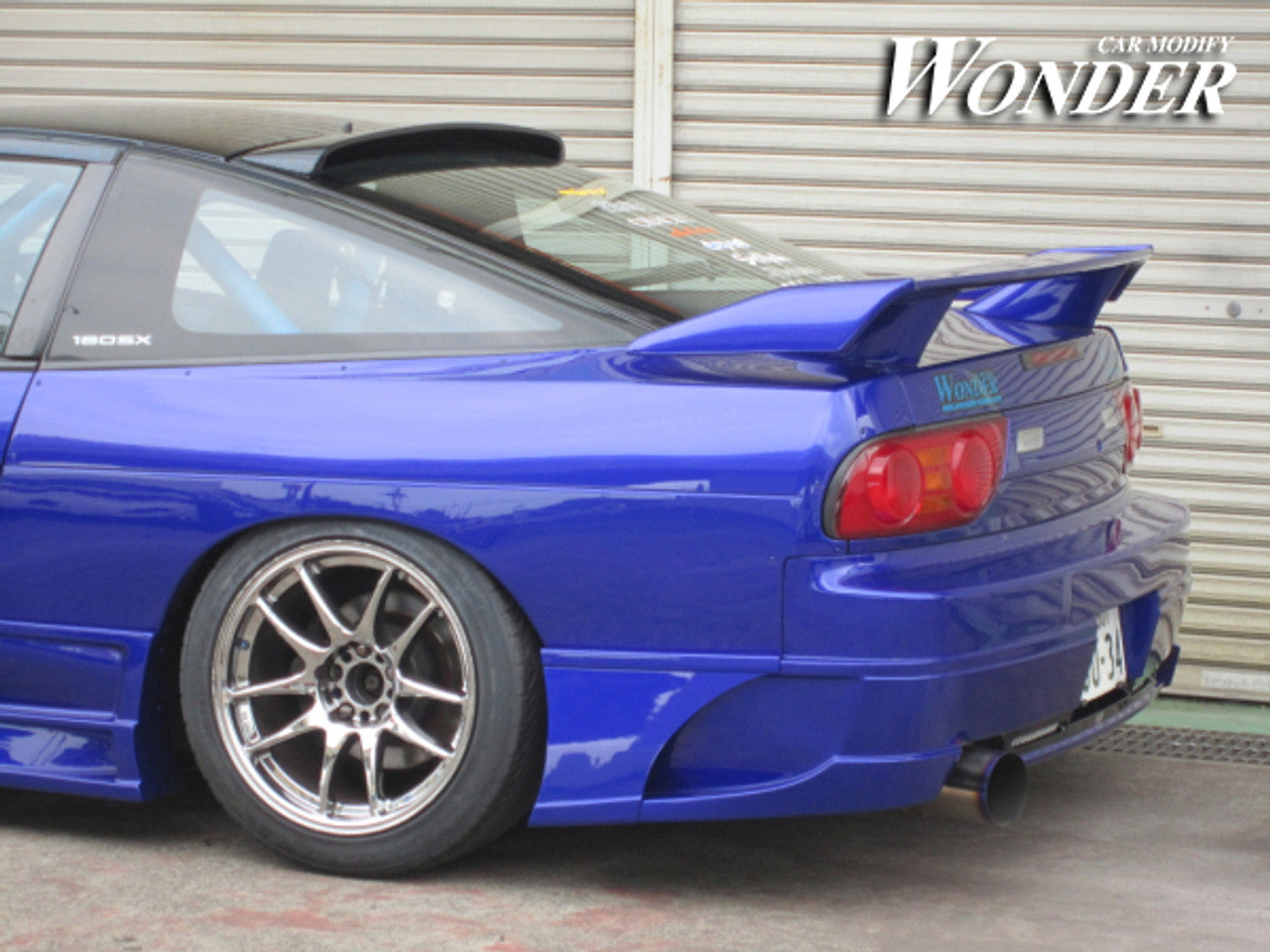 Car Modify Wonder Glare Rear Bumper Option Type 1C (89-02 S13/14/15)
