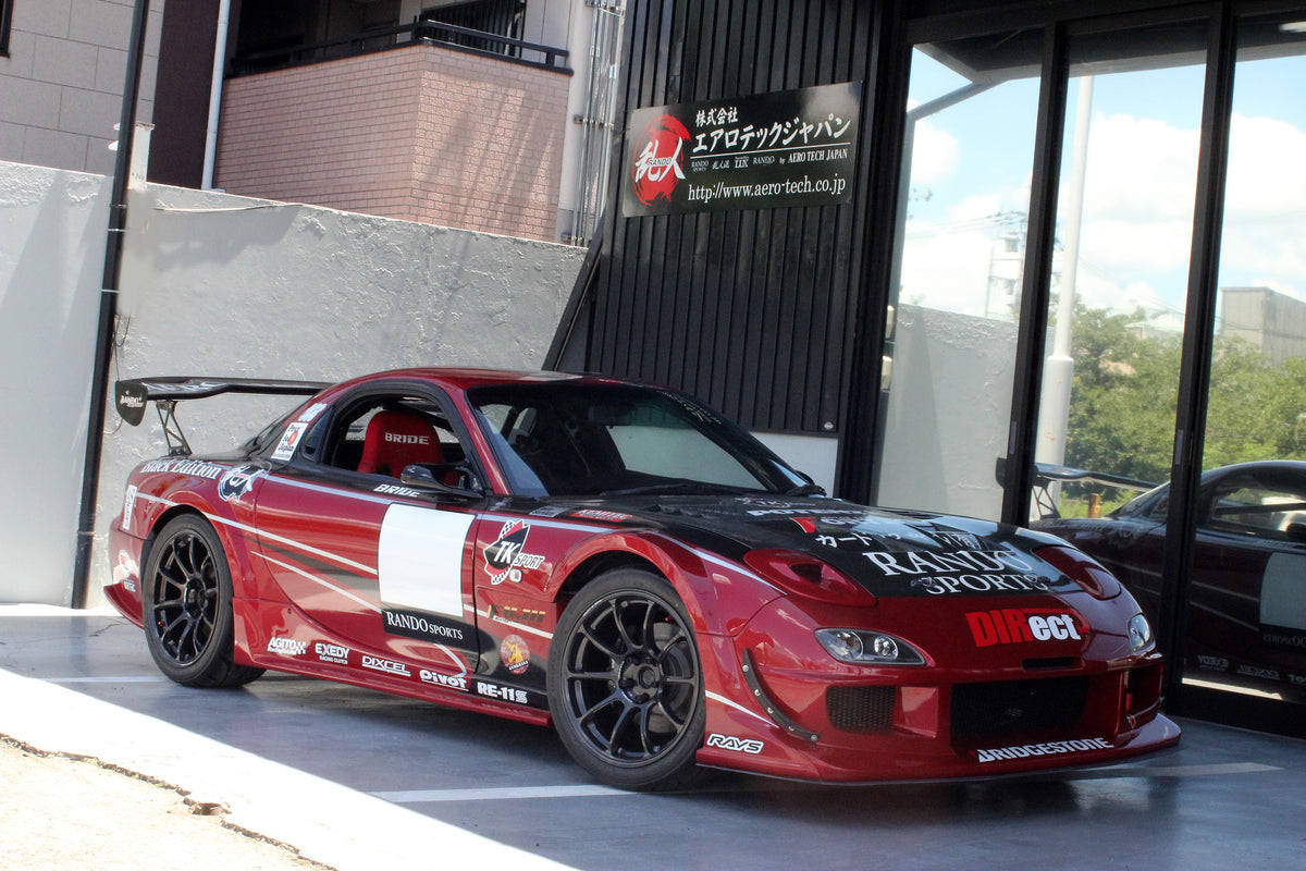 Aero Tech Japan DIRect Rear Wide Fenders (+25mm per Side) for Mazda RX-7 FD3S (1991–2002)