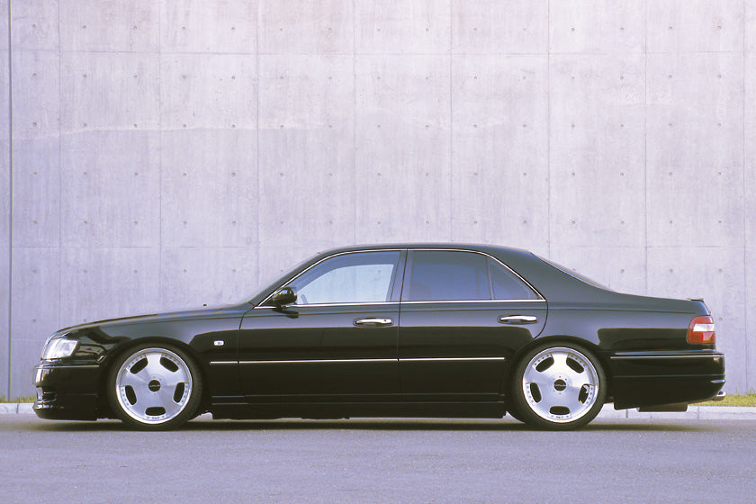 WALD Executive Line Rear Skirt for Nissan Cima Y33 (1996-2001, Pre-facelift)